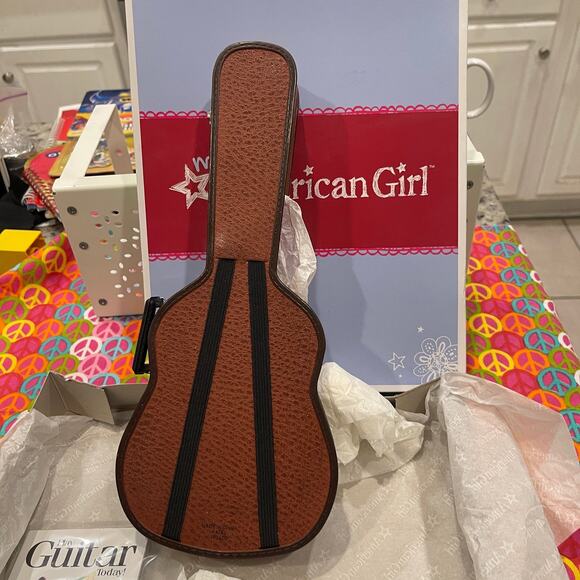 American Girl Rosewood-colored Acoustic Guitar for Dolls MYAG - Picture 8 of 11